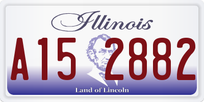 IL license plate A152882