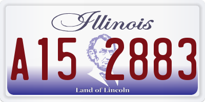 IL license plate A152883