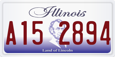 IL license plate A152894