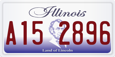 IL license plate A152896