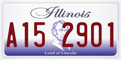 IL license plate A152901