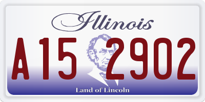 IL license plate A152902