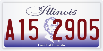 IL license plate A152905