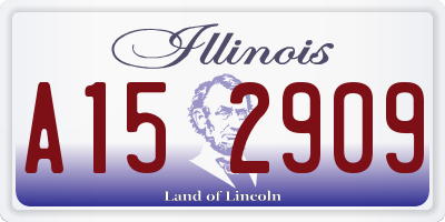 IL license plate A152909