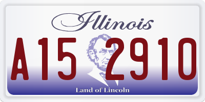 IL license plate A152910