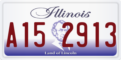 IL license plate A152913