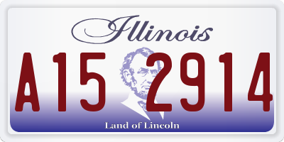 IL license plate A152914
