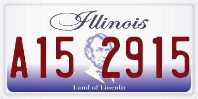 IL license plate A152915