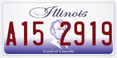 IL license plate A152919
