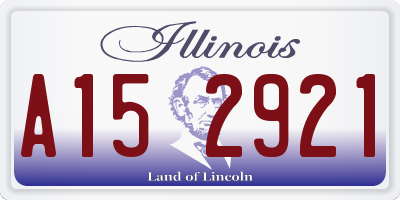IL license plate A152921
