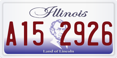IL license plate A152926