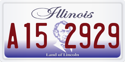 IL license plate A152929