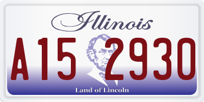 IL license plate A152930