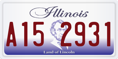 IL license plate A152931