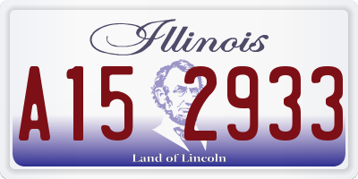 IL license plate A152933