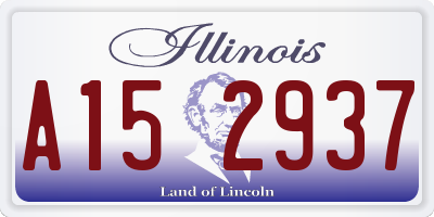 IL license plate A152937