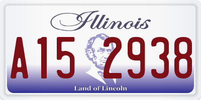 IL license plate A152938