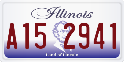 IL license plate A152941