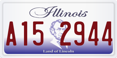 IL license plate A152944