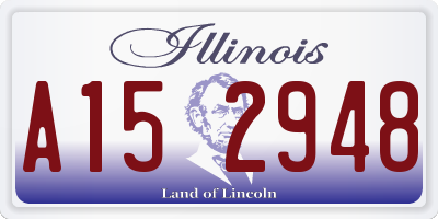 IL license plate A152948