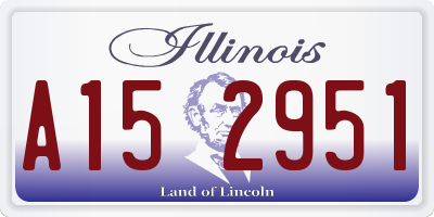 IL license plate A152951