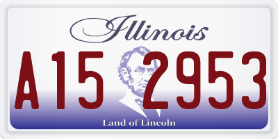 IL license plate A152953
