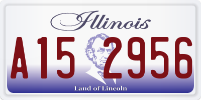 IL license plate A152956