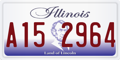 IL license plate A152964