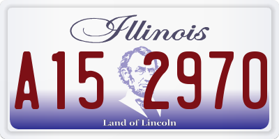 IL license plate A152970
