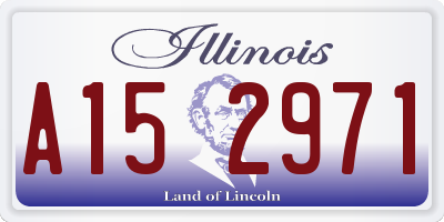 IL license plate A152971