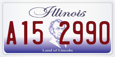 IL license plate A152990
