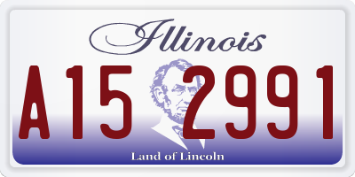 IL license plate A152991