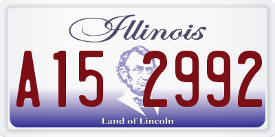 IL license plate A152992