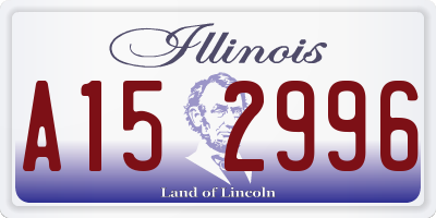 IL license plate A152996