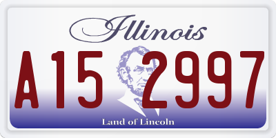 IL license plate A152997