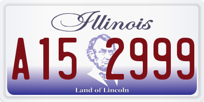 IL license plate A152999