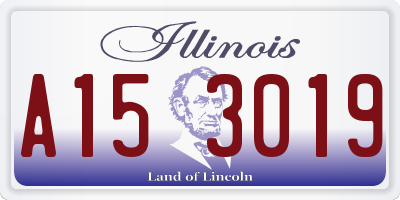 IL license plate A153019