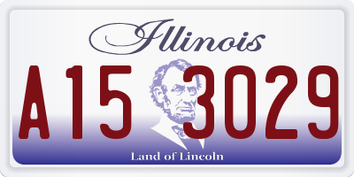 IL license plate A153029
