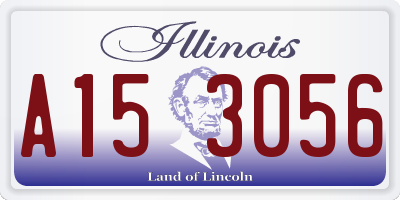 IL license plate A153056