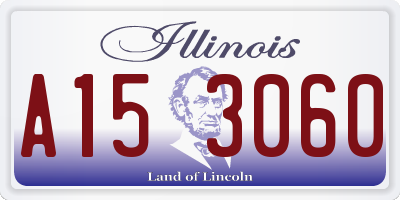 IL license plate A153060