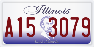 IL license plate A153079