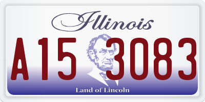IL license plate A153083