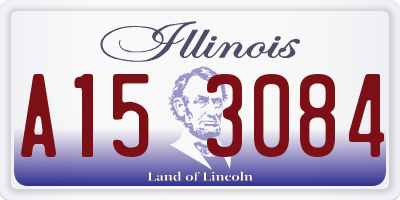 IL license plate A153084