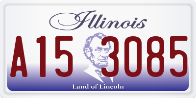 IL license plate A153085