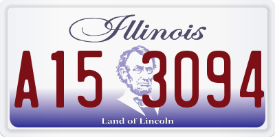 IL license plate A153094