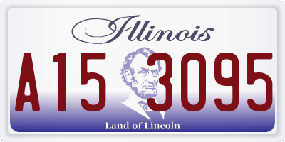 IL license plate A153095
