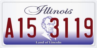 IL license plate A153119