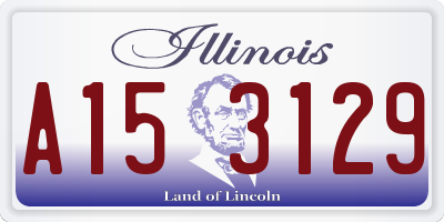 IL license plate A153129