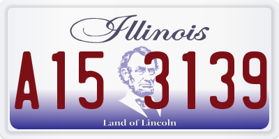 IL license plate A153139