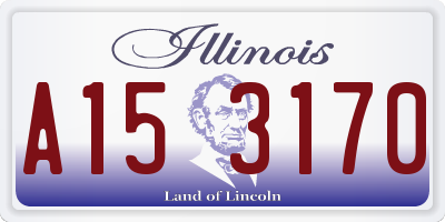IL license plate A153170